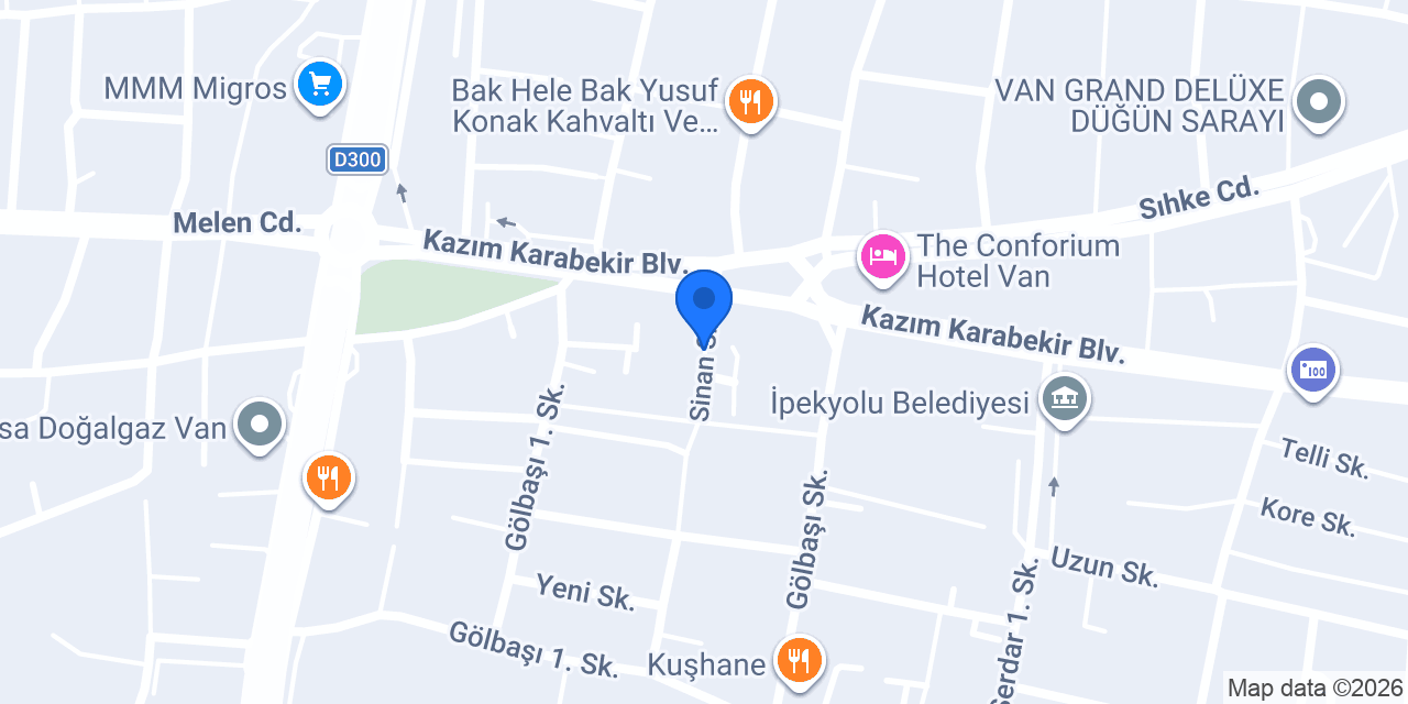 Nurpak Ambalaj Van konumu