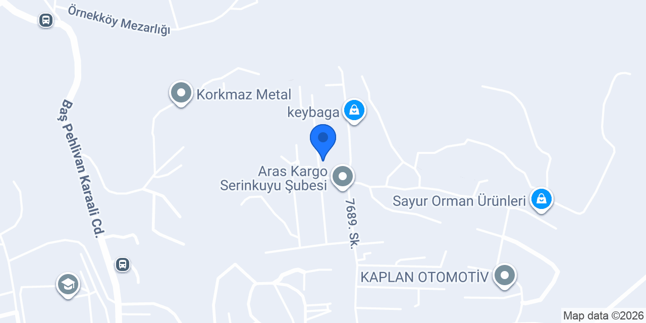 Değirmenci Şömine konumu
