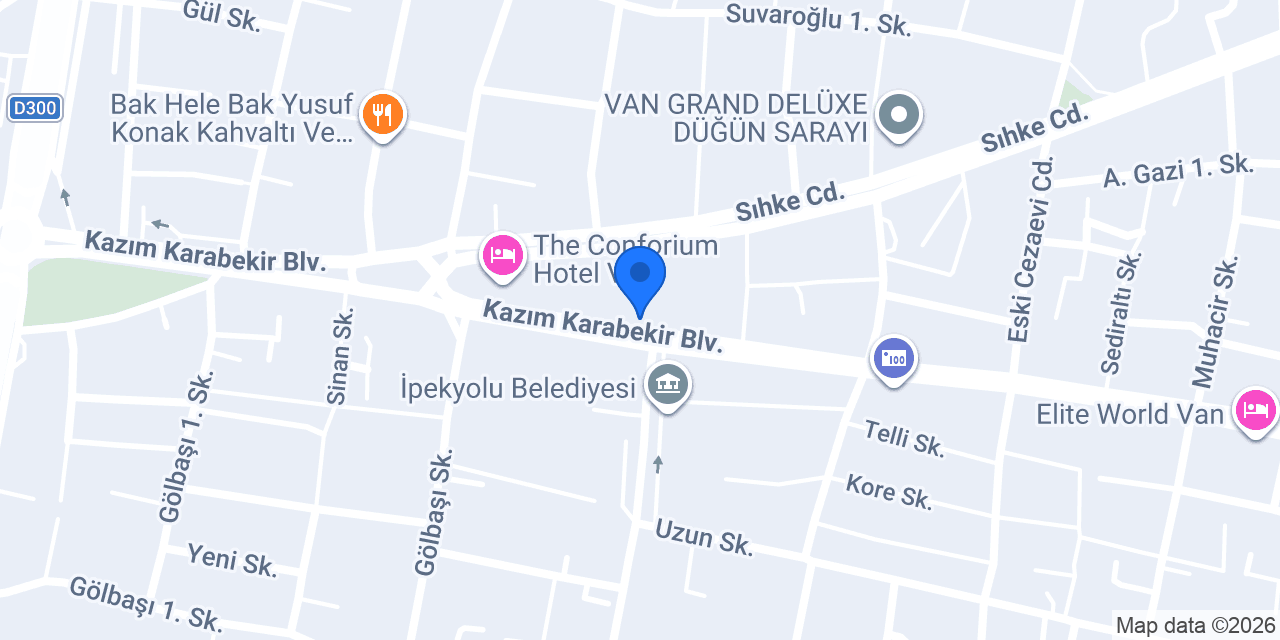 Doç. Dr. Mecnun ÇETİN özel kliniği konumu