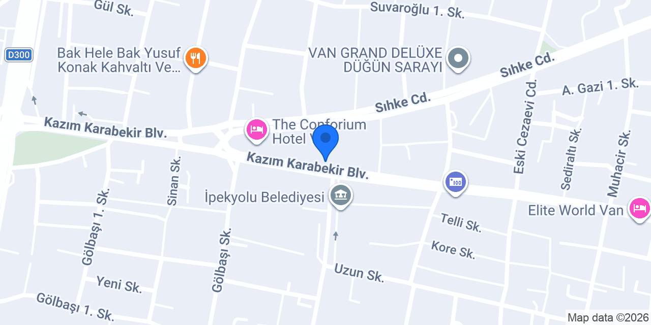 Kuveyt Türk İpekyolu Şubesi konumu