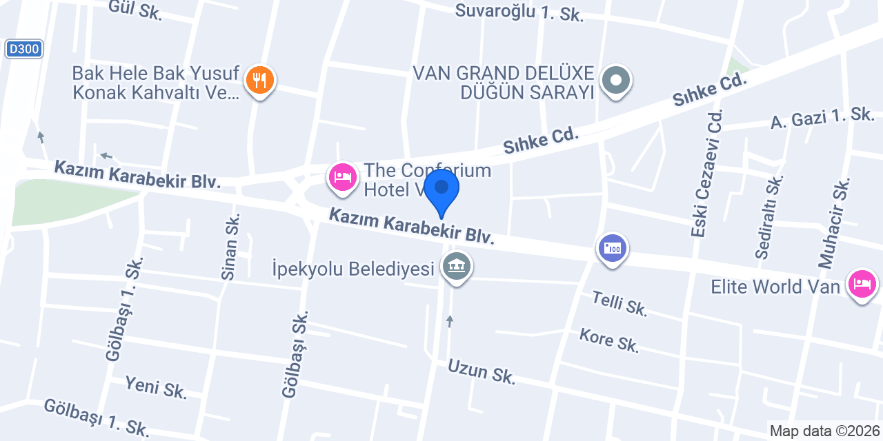 Domino's Pizza İpekyolu konumu