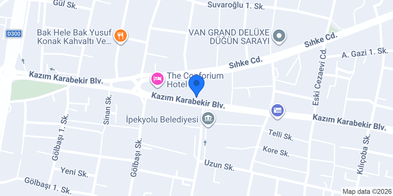 Doç. Dr. Murat Öztürk Dermatoloji Kliniği konumu