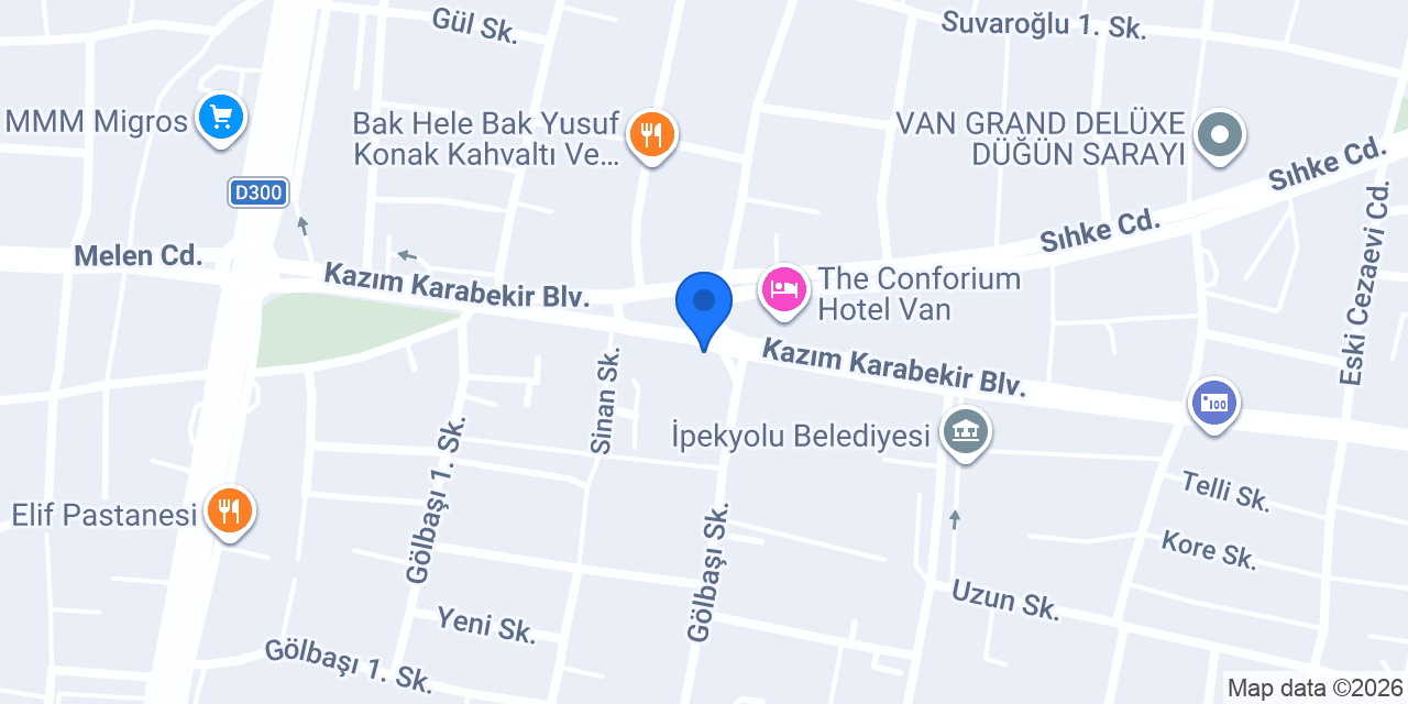 İstikbal Van Ercanoğulları Grup konumu
