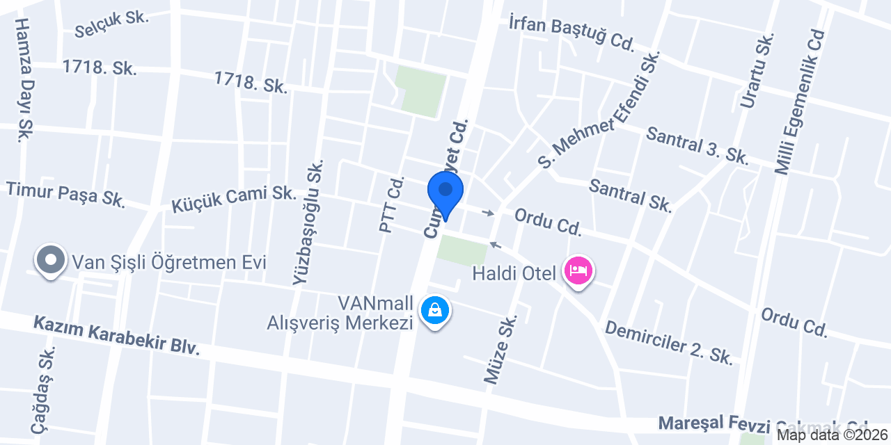 İnan elektrik konumu