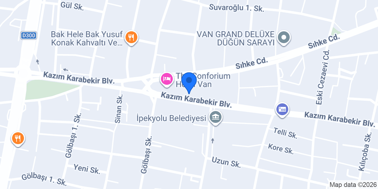 VN Güzellik Merkezi - VAN konumu
