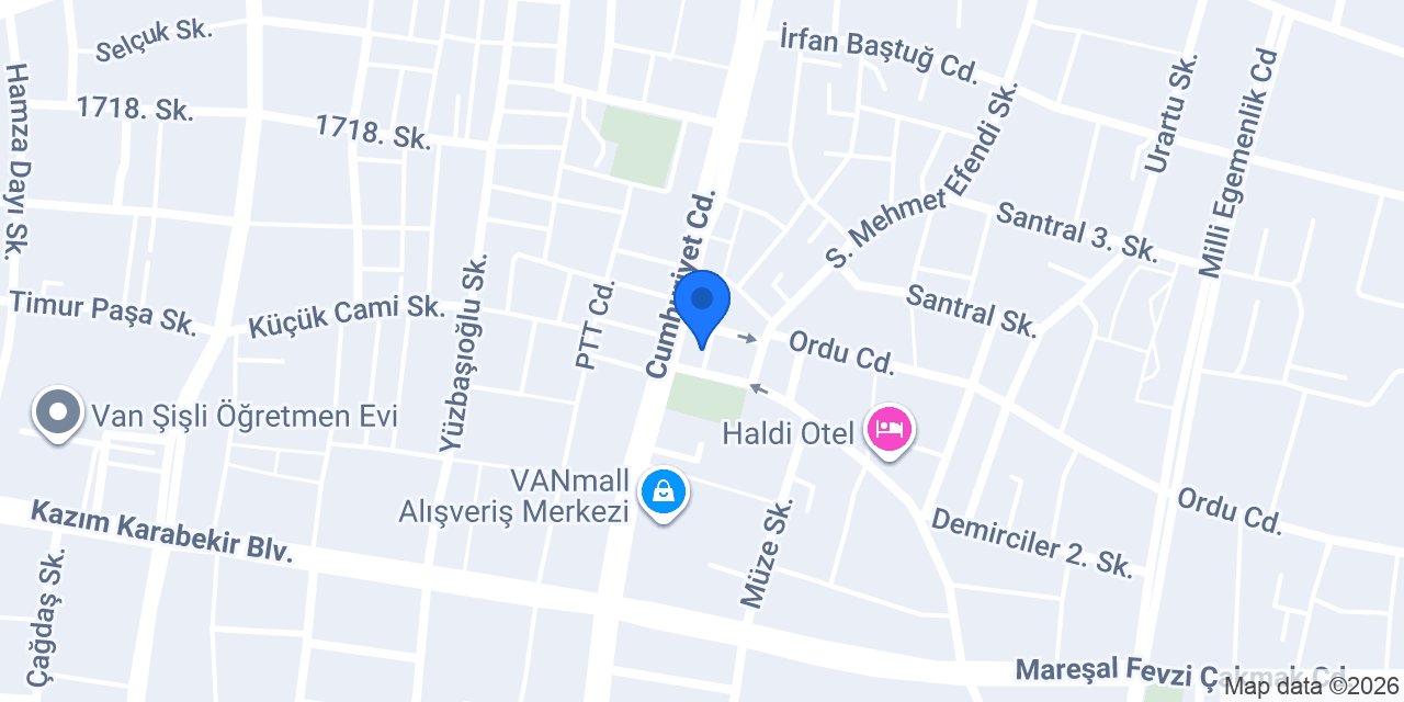 Envai Kovada Pilav konumu