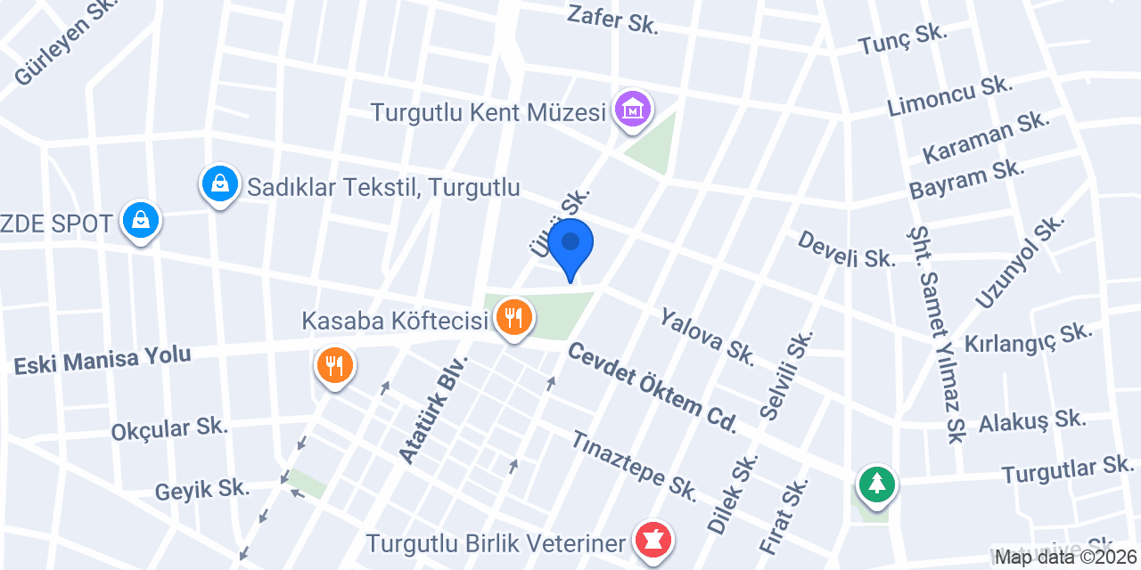 Park Otel konumu