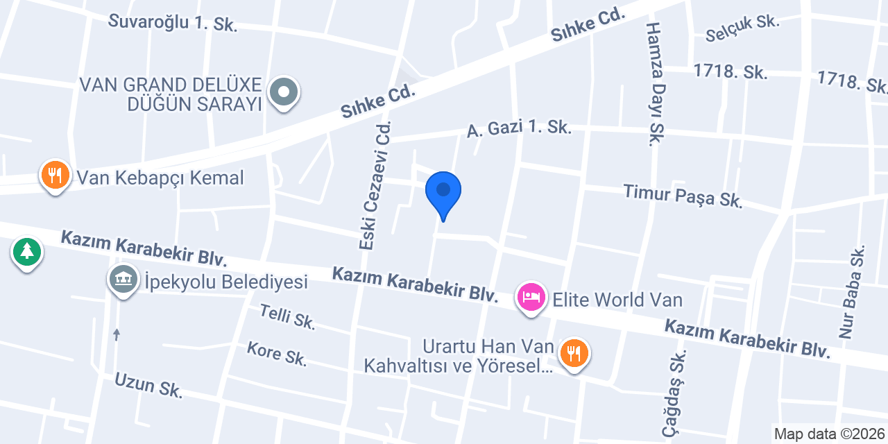 VAN KOMBİ SERVİSİ konumu