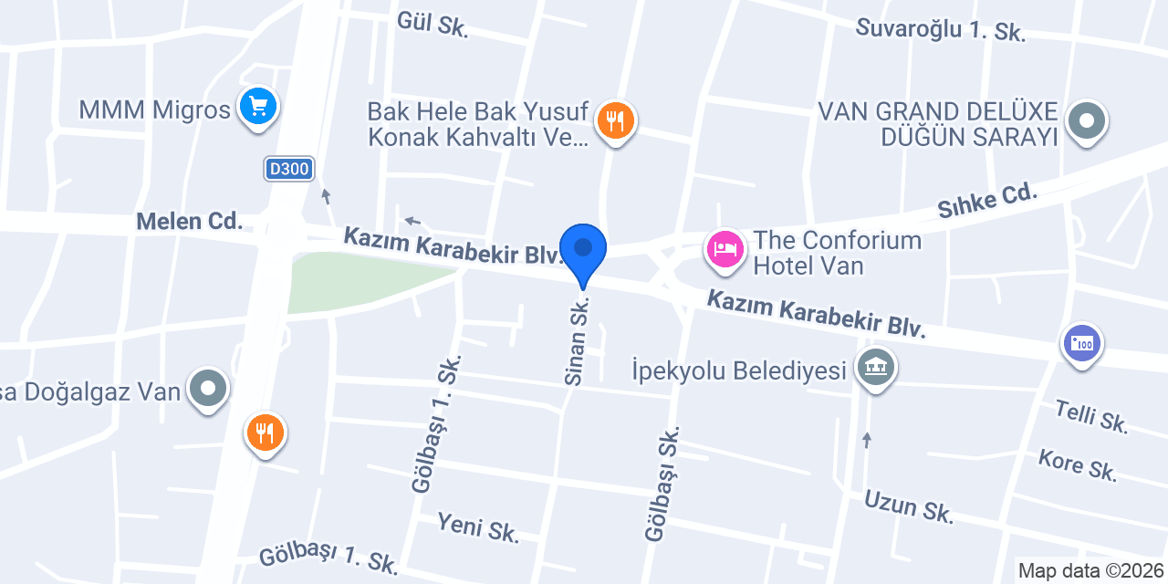 VAN AVUKAT REVŞAN TURĞUT konumu