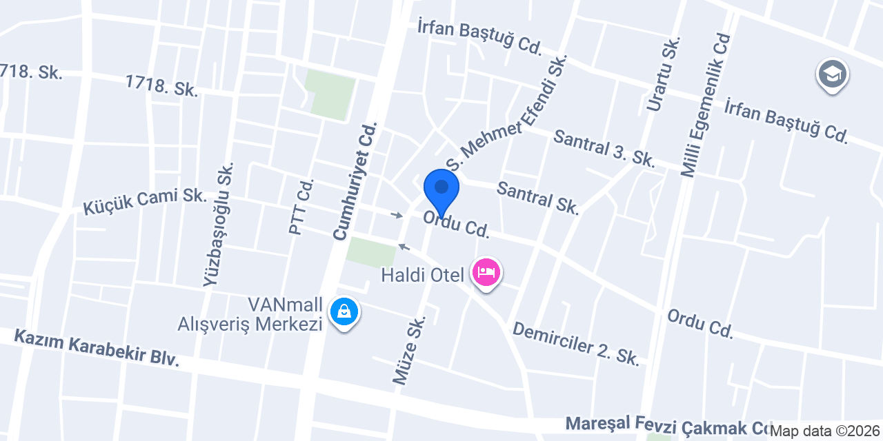 Van Dostlar Kebap Evi konumu
