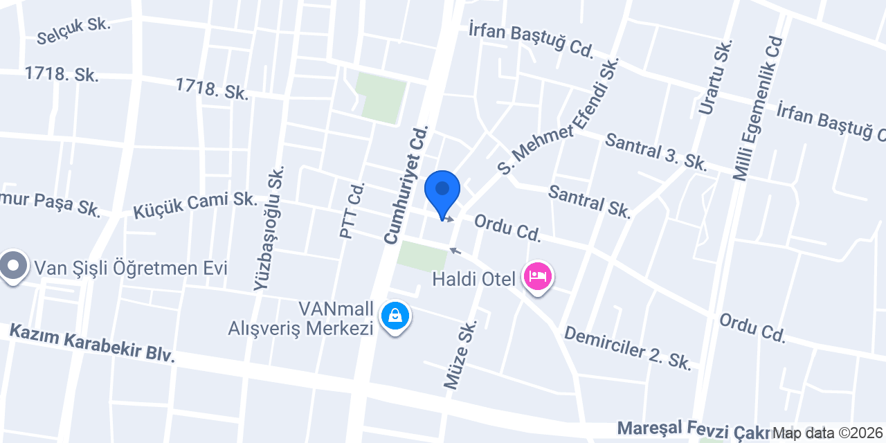 Van Gölü Et Ve Şarküteri konumu