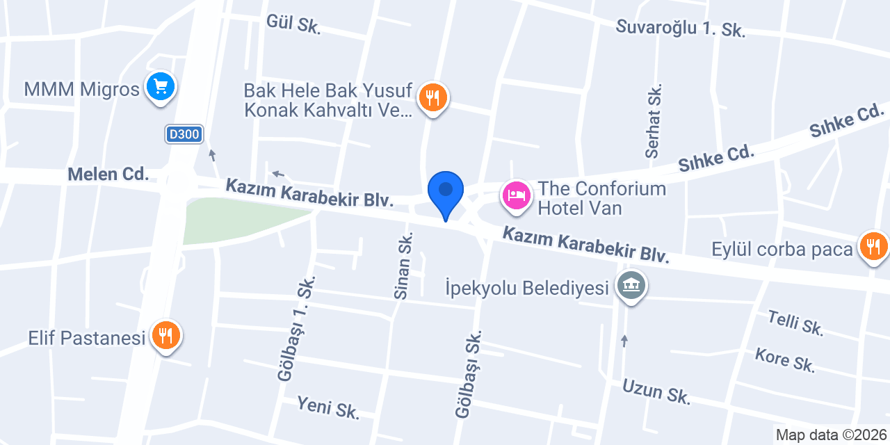 AVUKAT ONUR ÖZGÜR HANLIGİL (VAN AVUKAT) konumu
