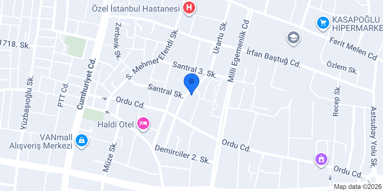 Menzil Döner Kebap Salonu konumu