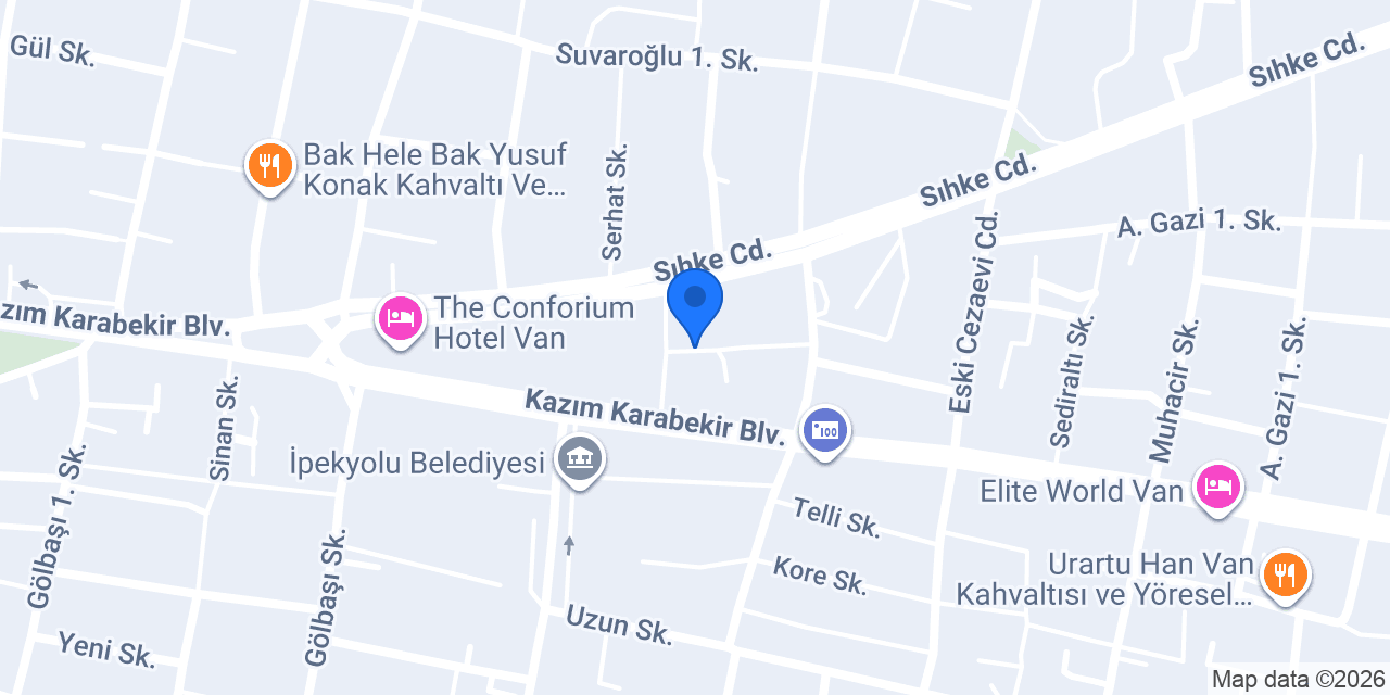 Vangölü Digital konumu