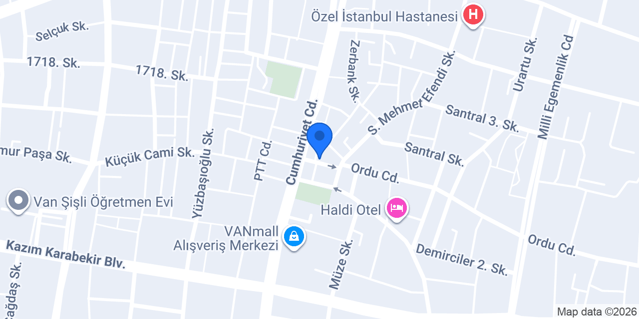 Artemis Müzik Atölyesi konumu
