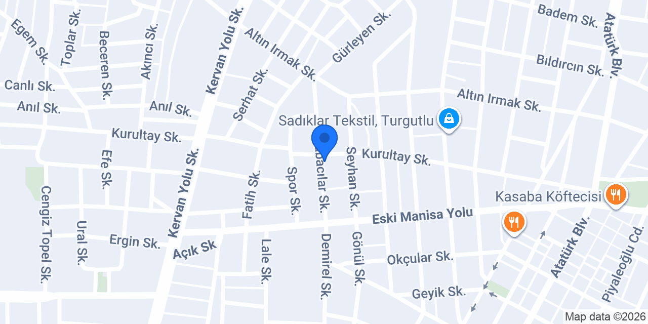 GÖZDE SPOT MOBİLYA konumu