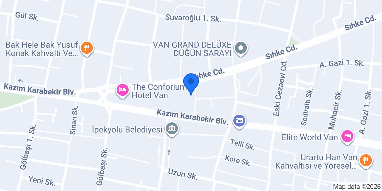 Avukat Cihat Oğuz Hukuk Bürosu- Van konumu