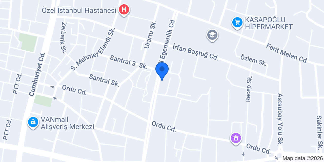 Melis Diş Deposu konumu