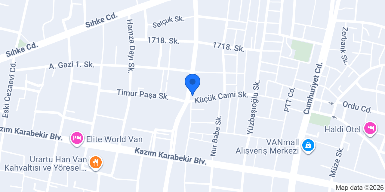 Duman Rent A Car konumu