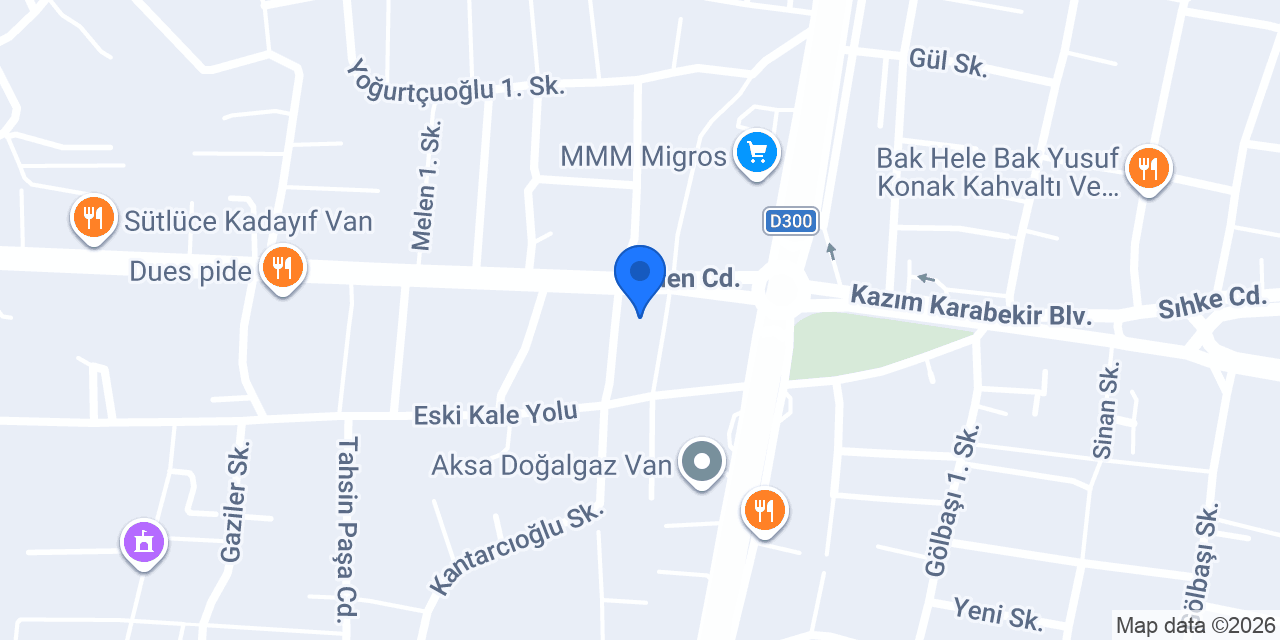 VAN GURME konumu