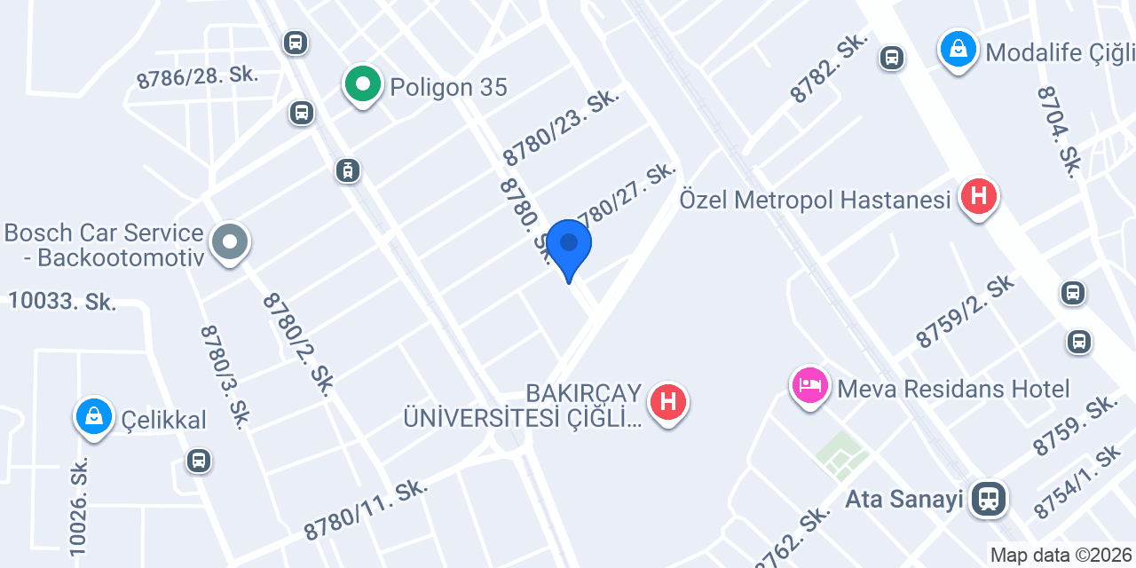 ÖZ EGE OTO CAR SERVICE konumu