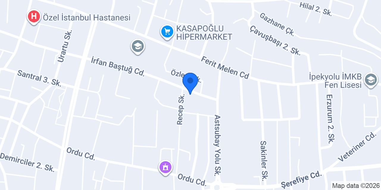 Güneş Halı Yıkama konumu