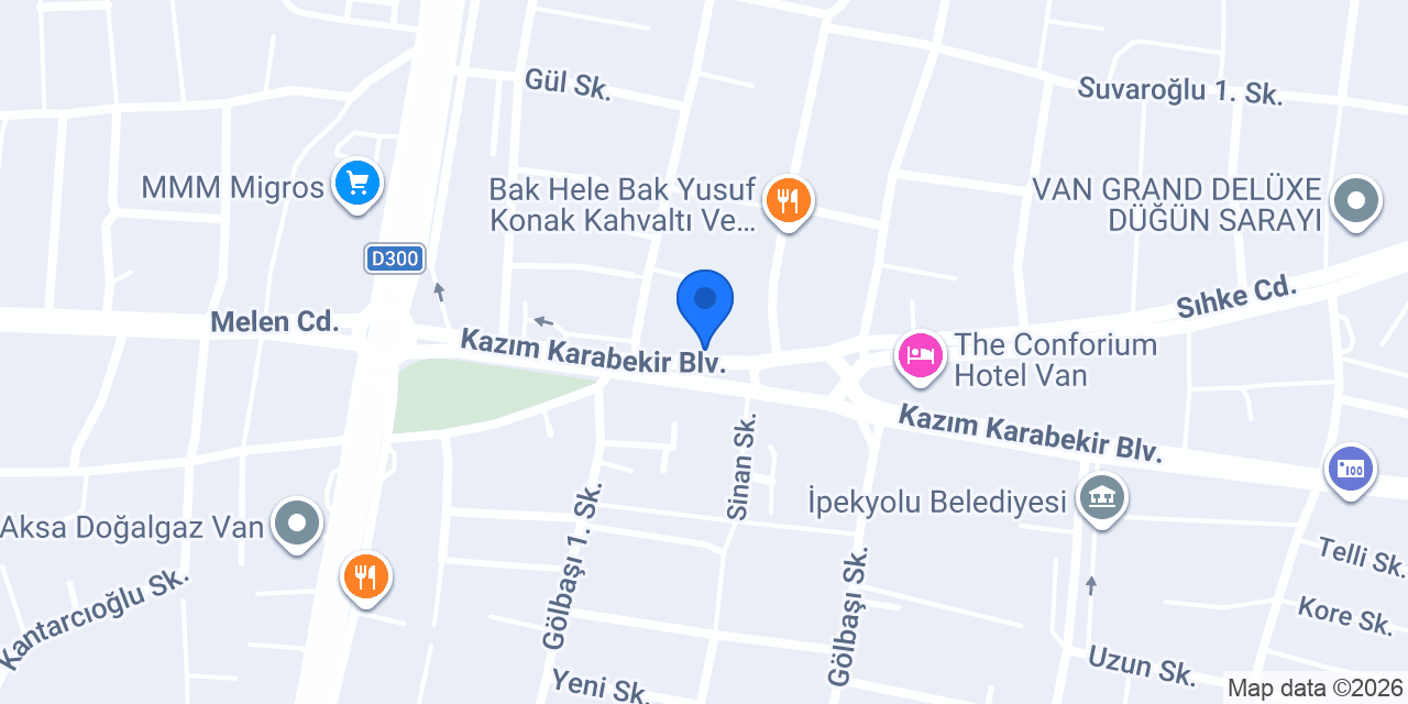 Van Brillant Seçkin Ev Tekstili konumu