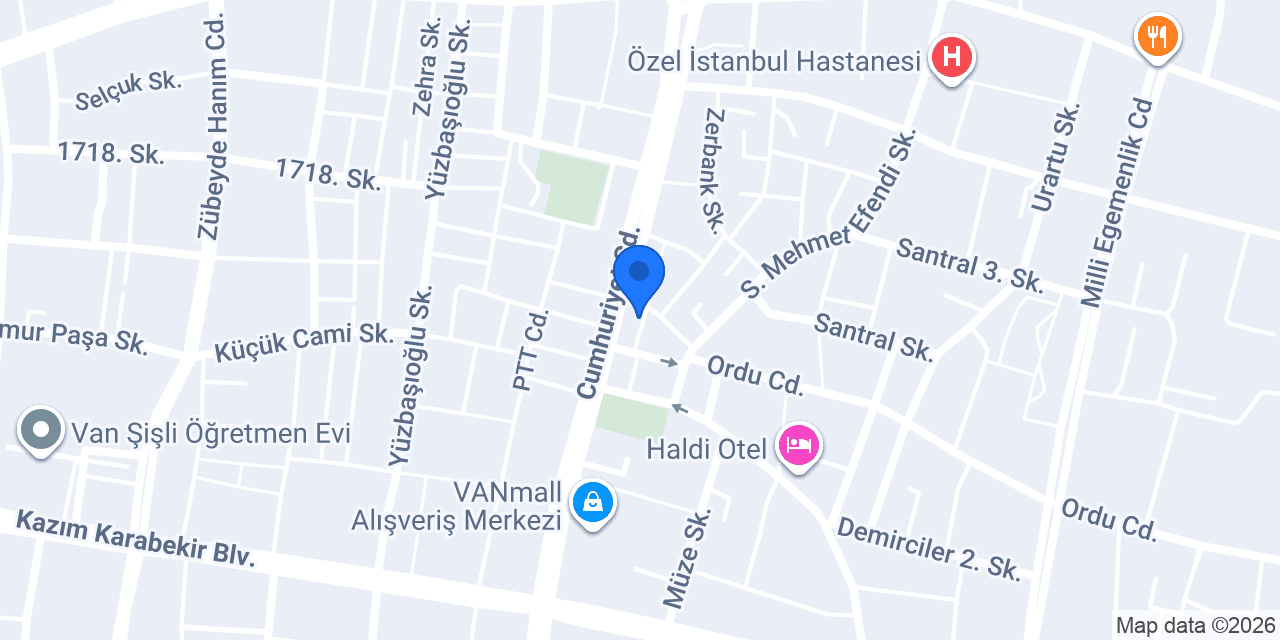Van İnci Temizlik konumu