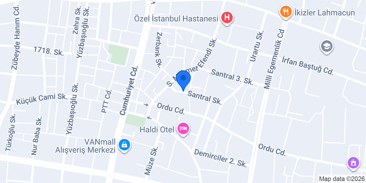 Hedef Yapı Mobilya konumu