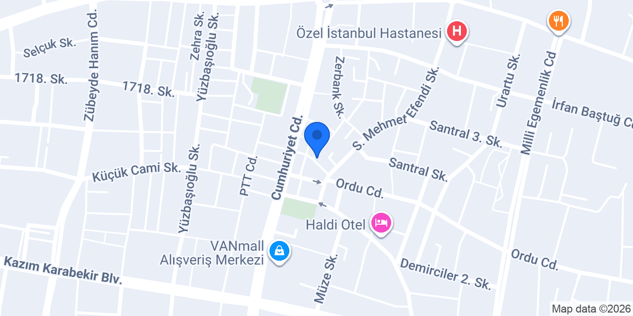 Çaykowski kafe konumu