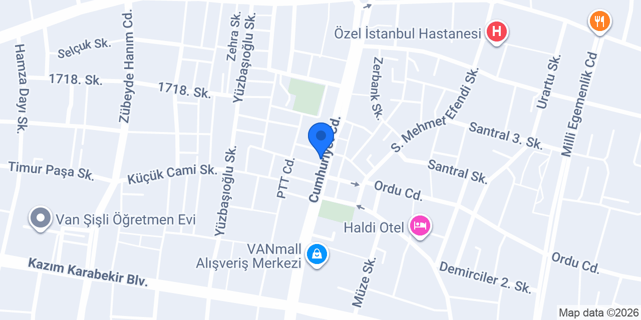 Yüzbaşıoğlu Kuyumculuk konumu