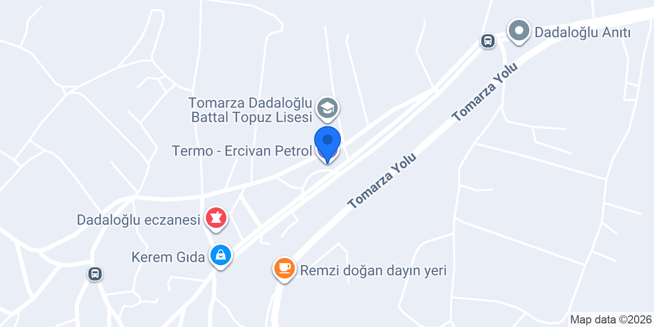 Termo - Ercivan Petrol konumu