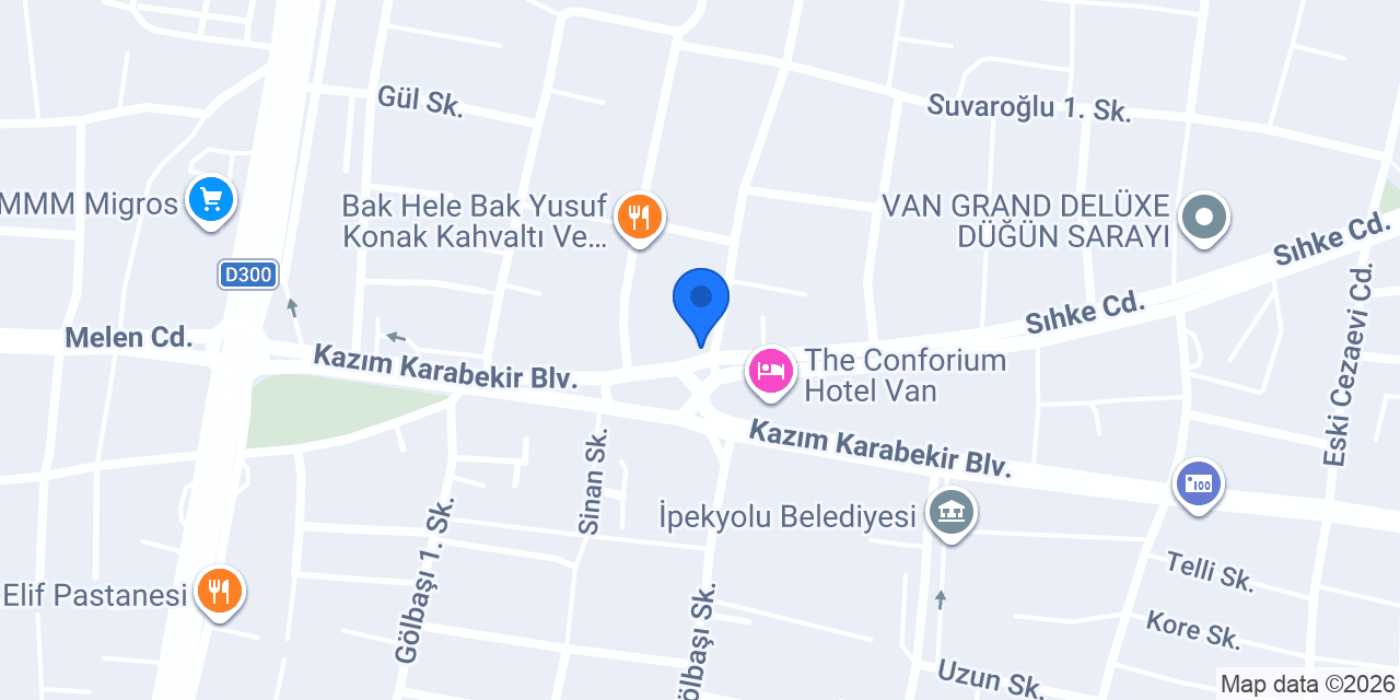 Nacaroğlu Baklava Künefe Katmer konumu