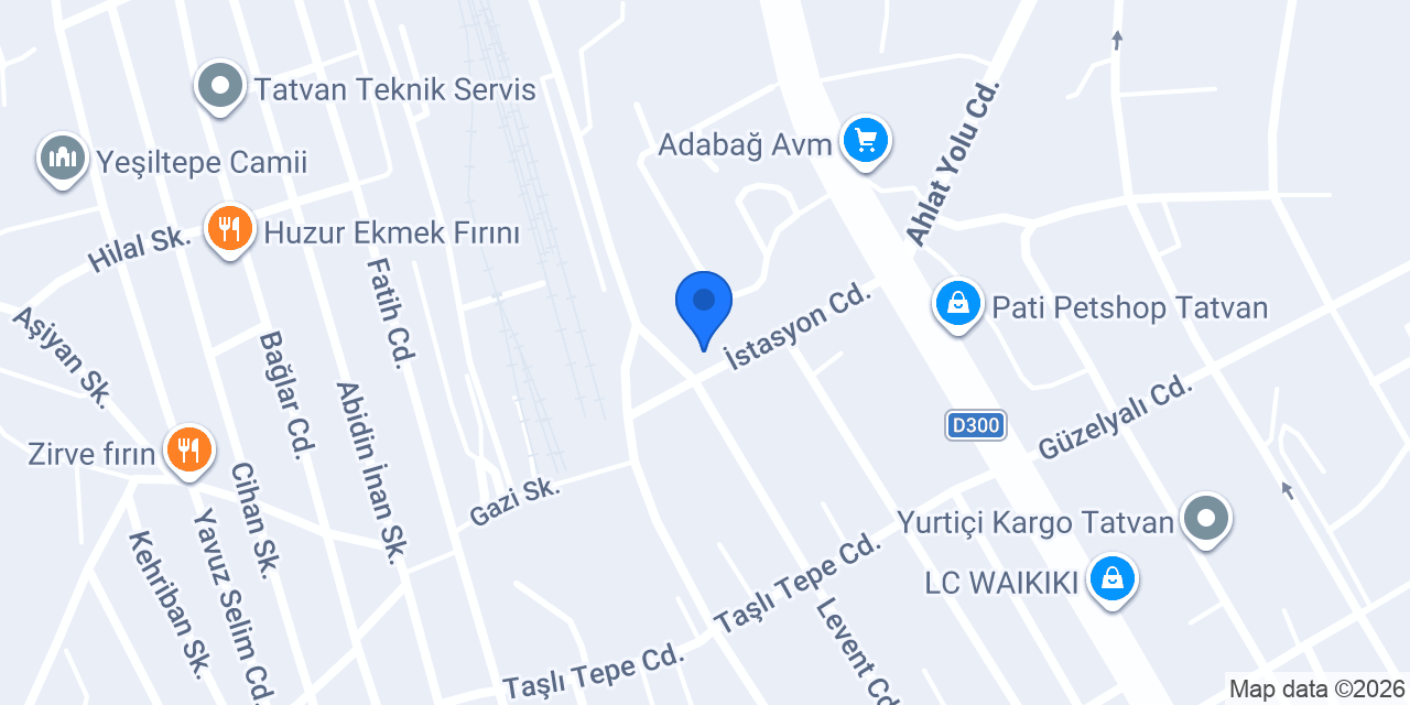 TATVAN KUMAŞ DÜNYASI konumu