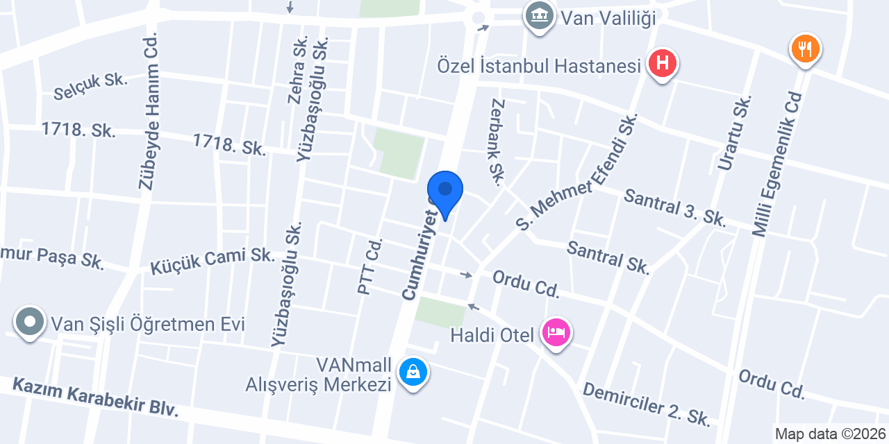 Yeni Umut Eczanesi konumu