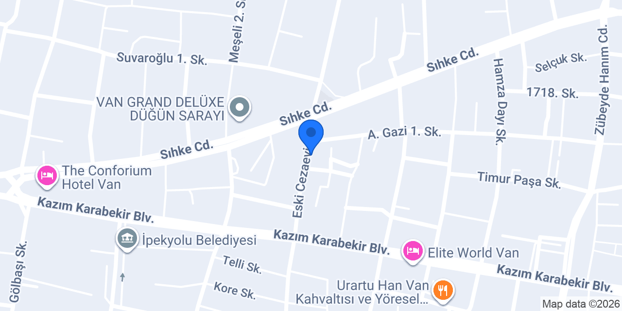 Ceylan Moda Gelinlik Van konumu