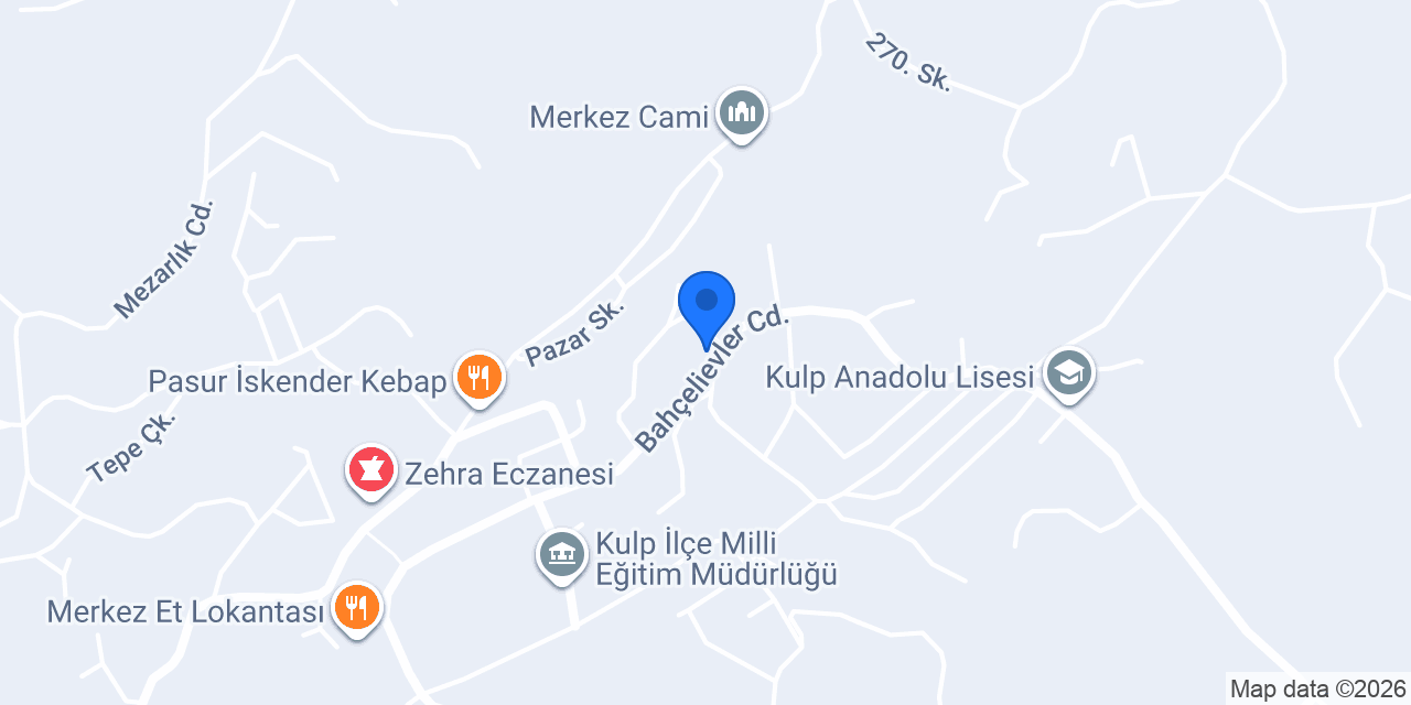 Merkez İlkokulu konumu