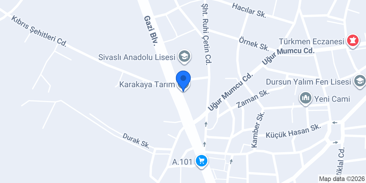 Karakaya Tarım konumu