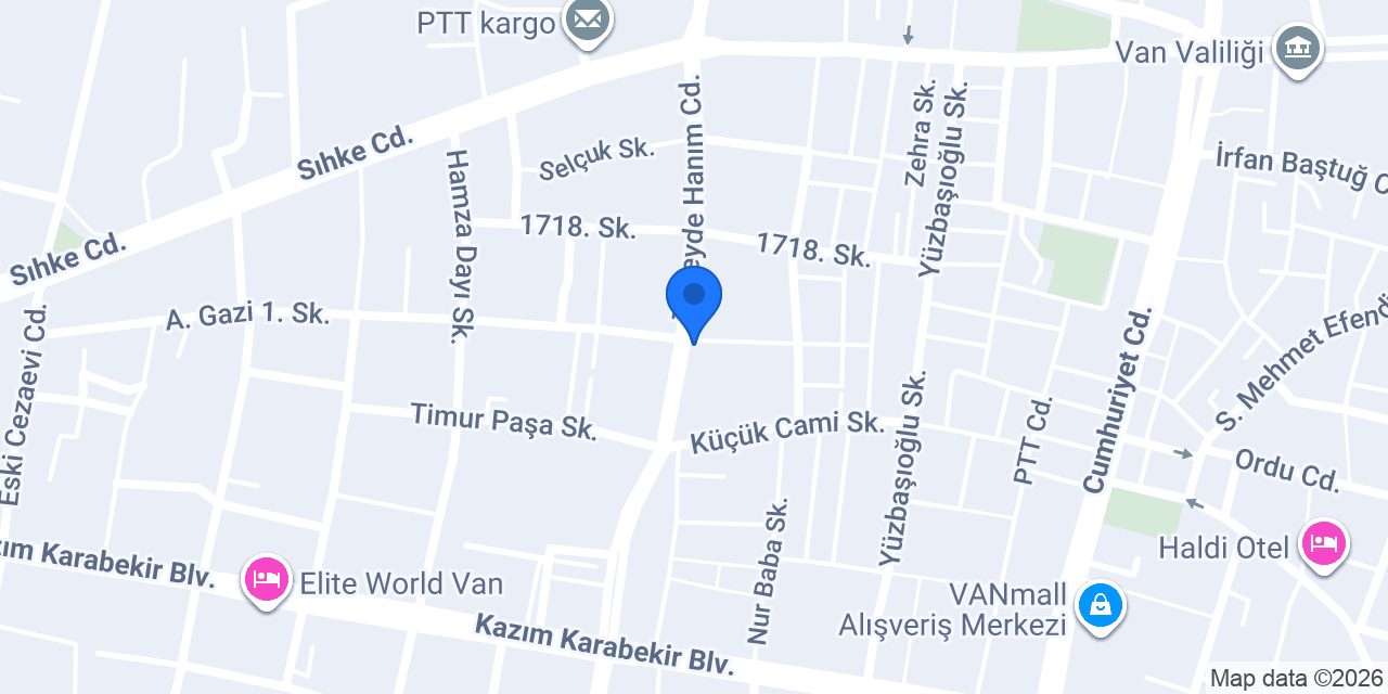 Hotel Mirva konumu