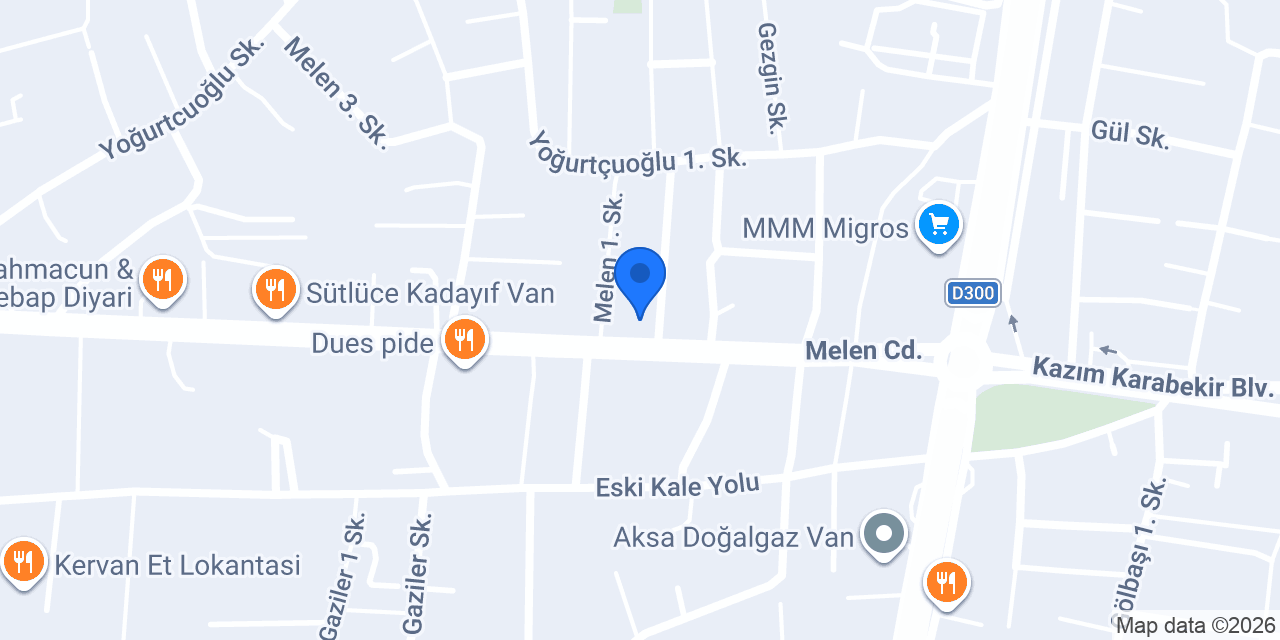 VAN HEMEN E-İMZA VAN konumu