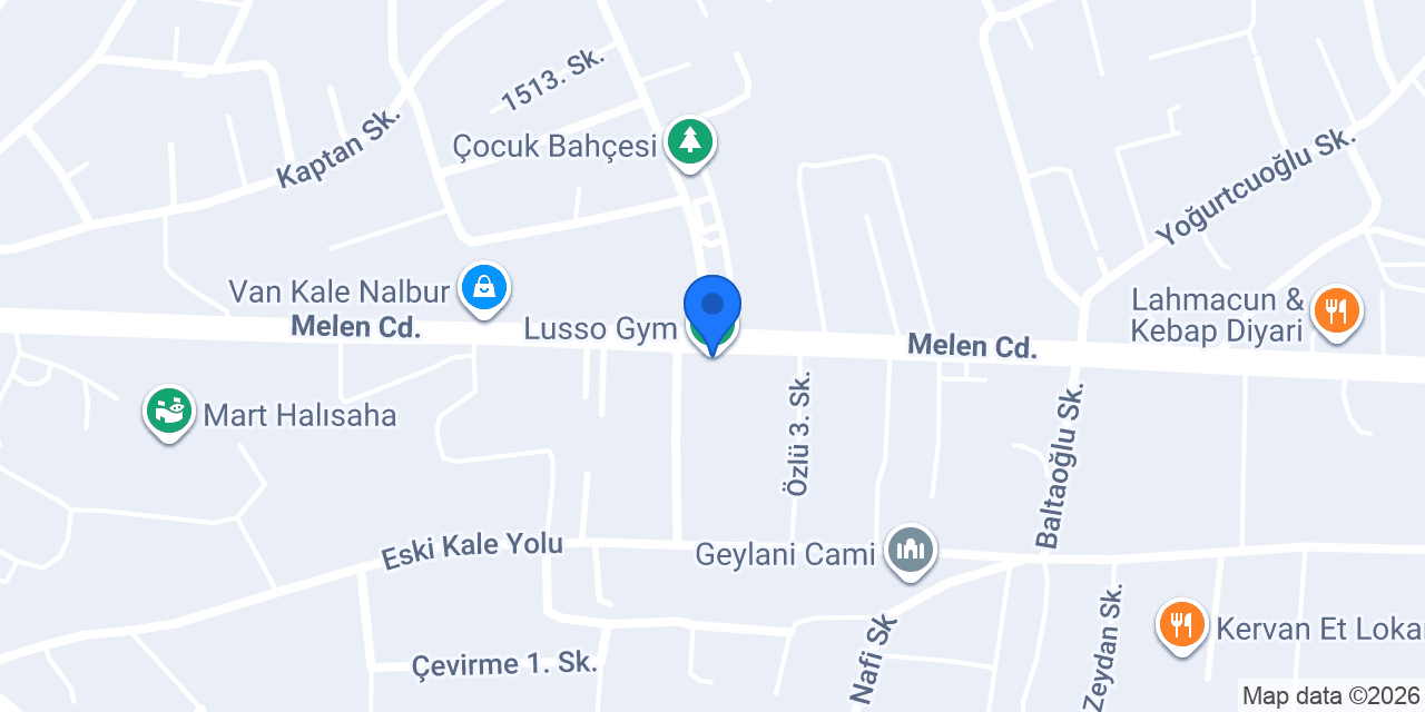 Lusso Gym konumu