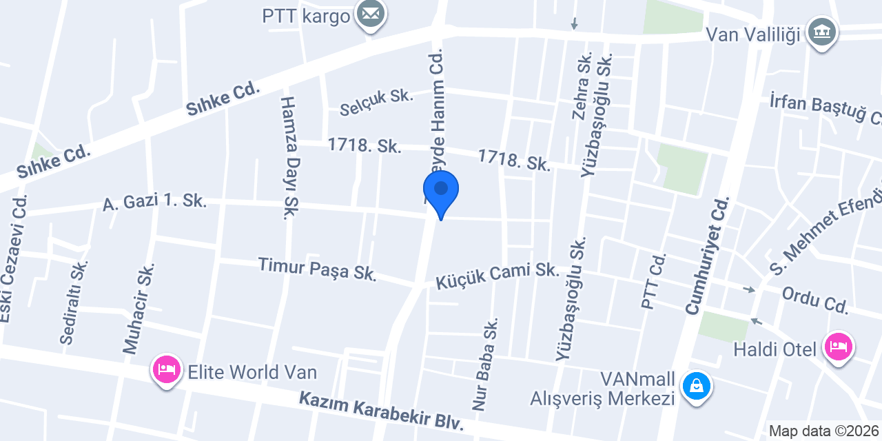 REVAN HOTEL konumu