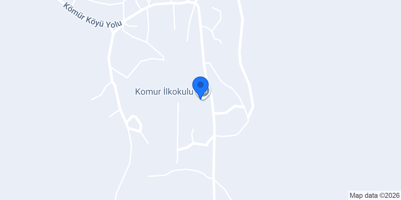 Komur İlkokulu konumu