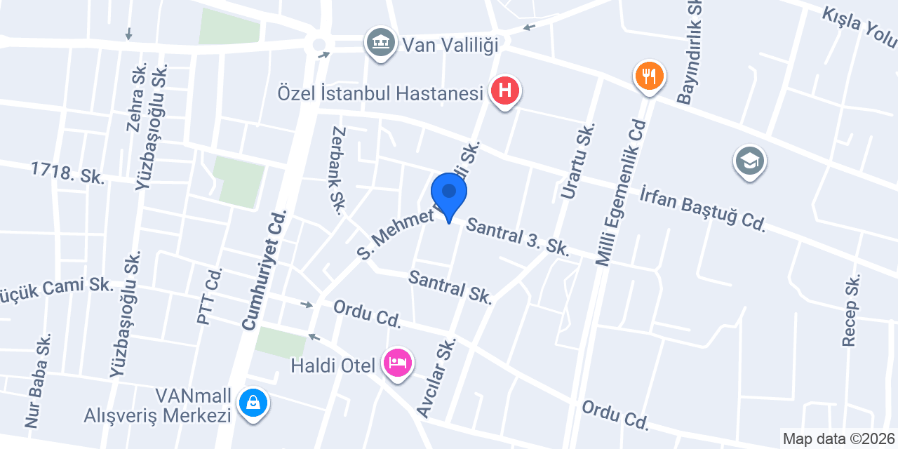 Öz Ünal Otel konumu