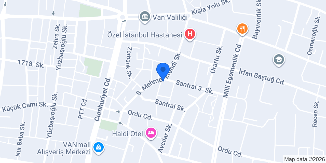 VAN BERKA BOBİNAJ ( RTR MAX-CHATTEL VAN YETKİLİ SERVİSİ) konumu