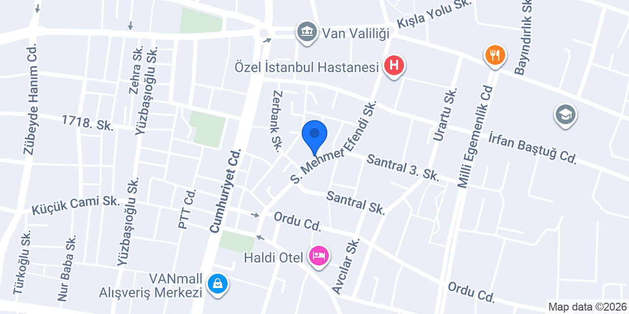 Van Emlak konumu