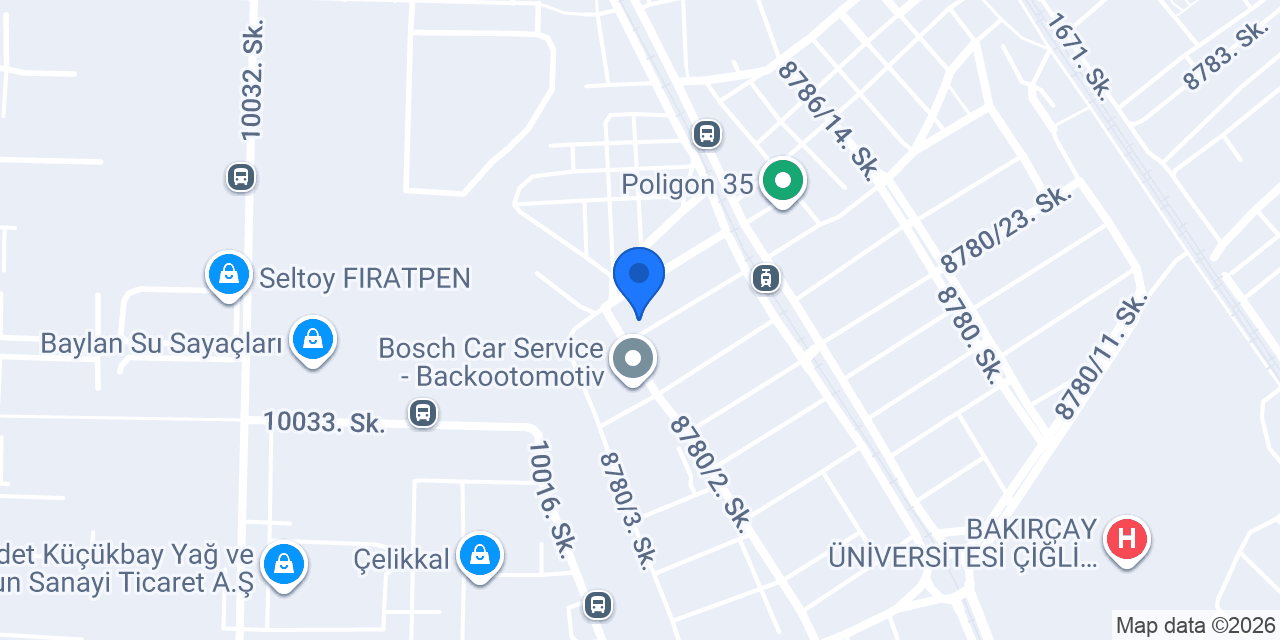 Bilgi Otomotiv konumu