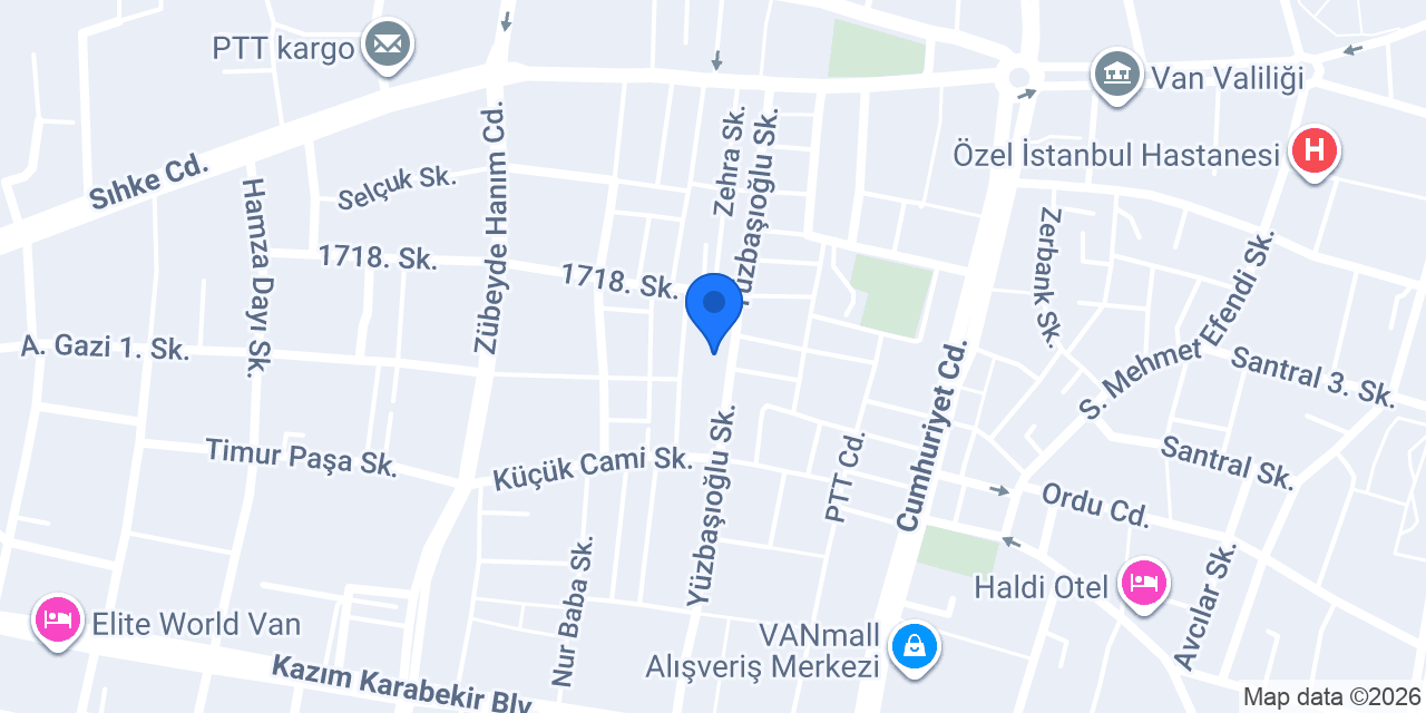 MB7 BAŞAK GÜMÜŞ VAN konumu