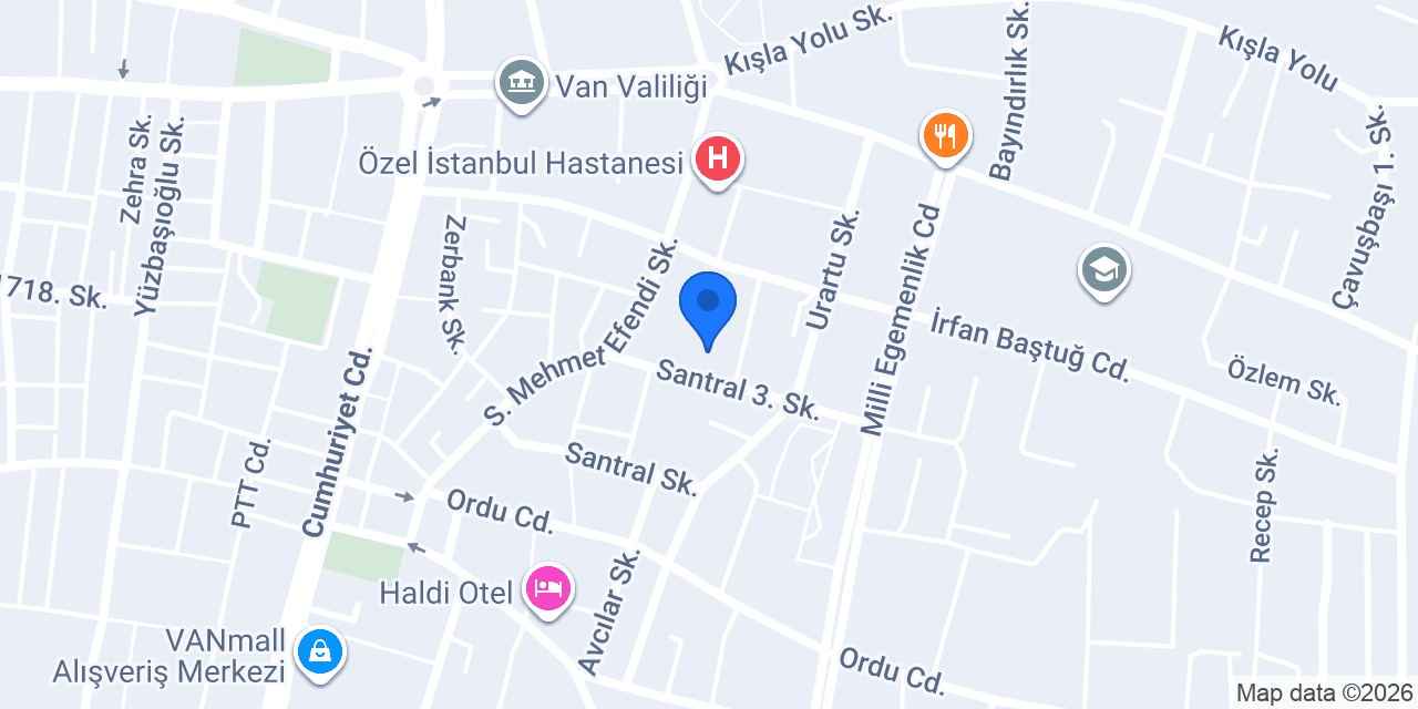 Geo-Tek Mühendislik konumu