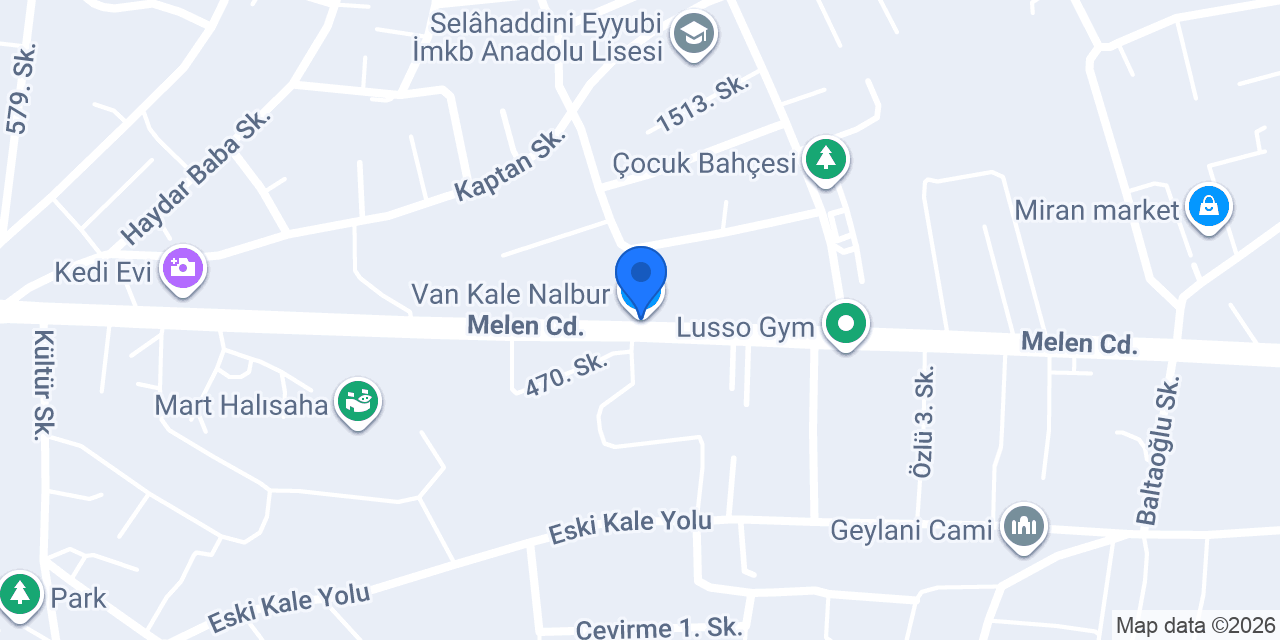 Van Kale Nalbur konumu